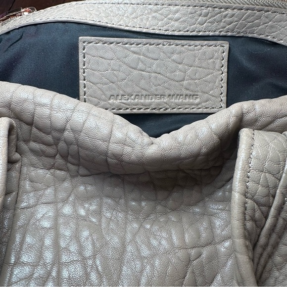 Alexander Wang Rocco Duffel Bag | Slate Gray Studded Leather - Picture 14 of 16